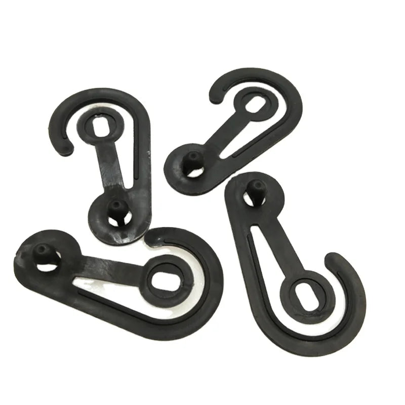 Plastic Sock Hooks Black J Display Hook for Store Retail Display Hanging Hooks Underwear Gloves Hat Card Packing Clip Hanger