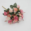 Modern Design Colorful Artificial Roses Table Runner Plastic Wedding & Home Furniture Decor Hotels Dining Tables Weddings Events