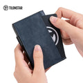 Factory Price Hot Sale Minimalist RFID Blocking Custom Bifold Slim Leather Men's Wallet Manufacturer Gift Card Holder
