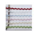 New Width 17mm Multi-color Polyester Hollowed Flower Embroidery Lace Trim Fabric for Bridal  Dress Ribbons Garment LWS18