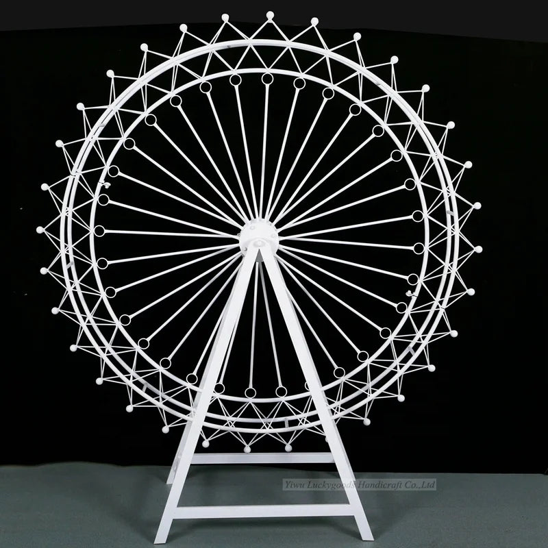 LBC082big Hot Sale Luckygoods Wedding Decoration Backdrop Artificial Ferris Wheel for Sale