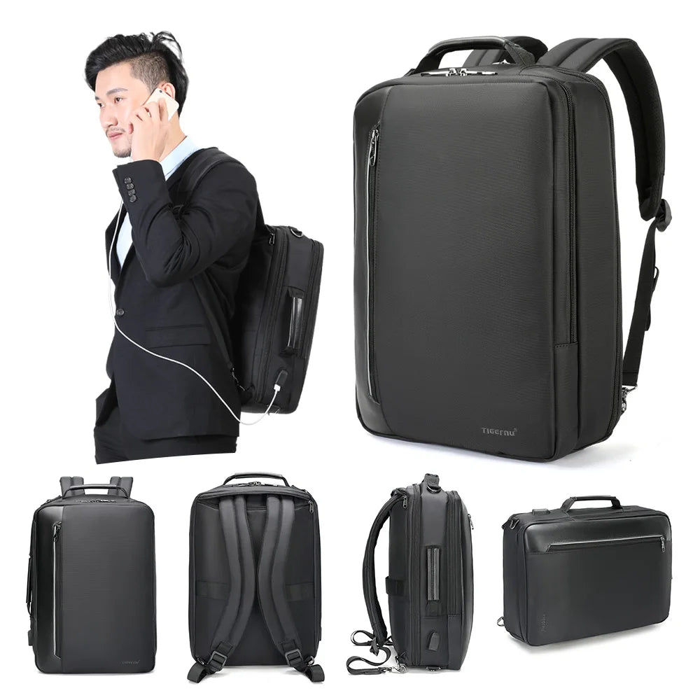 Tigernu T-B3639 Manufacturer Fashion Multifunction Luxury Backpack Bag for Men Business Laptop Backpack