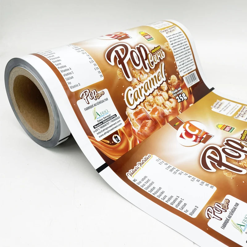 Customize Printed Food Grade Bopp Laminating Film Food Packaging Plastic Roll/Flexible Wrapping Film for Snack Food Packaging