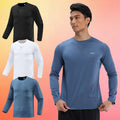 Men's Quick-Drying Gym Shirt Breathable Athletic T-Shirt for Fitness Enthusiasts Knitted Fabric with Printed Pattern