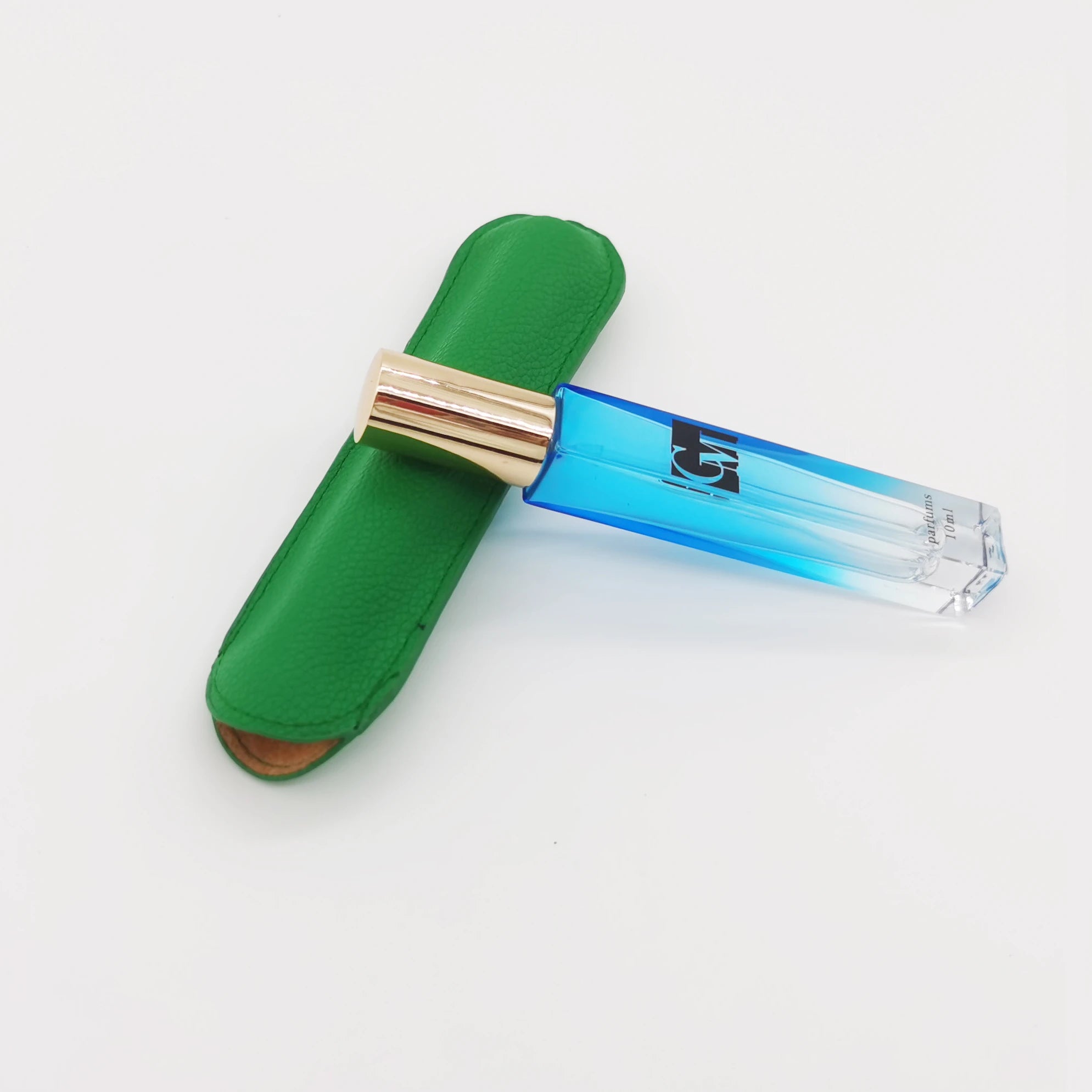 Wholesale Luxury Glass Perfume Bottle Mini Roll-On 2ml 3ml 5ml 10ml 20ml Refillable Sprays PU Bag Encased Atomizer Spray Bottle