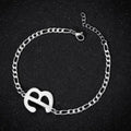 A-Z Initial Letter Stainless Steel Anklets Women Men's Leg Chain Ankle Bracelets Jewellery Gift