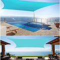 Factory Price 3.6x3.6m Waterproof Square Shade Sail Garden Terrace Canopy Swimming Sun Shade Camping Hiking Yard Sail Awning