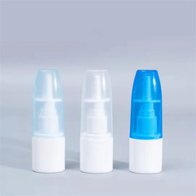 Plastic Nasal Spray Bottle 20ml HDPE High-quality Liquid Medicine Wash Irrigation PP Full Cover Large Lids
