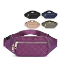 New Design Embroidered Ladies Casual Fashion Large Capacity Storage Fanny Pack Custom Logo Running Belt Waist Bag