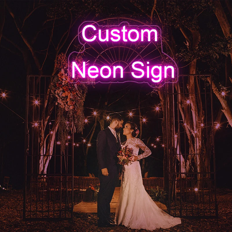 Rebow Dropshipping Flex Waterproof Silicon Acrylic Decorative Anime Neon Sign Lights for Home Decor Kids Bedroom Decor