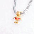 Wholesale Cute Anime 316L Stainless Steel Bead Personality Design Pendant Fashion Enamel for Women Jewelry Gifts