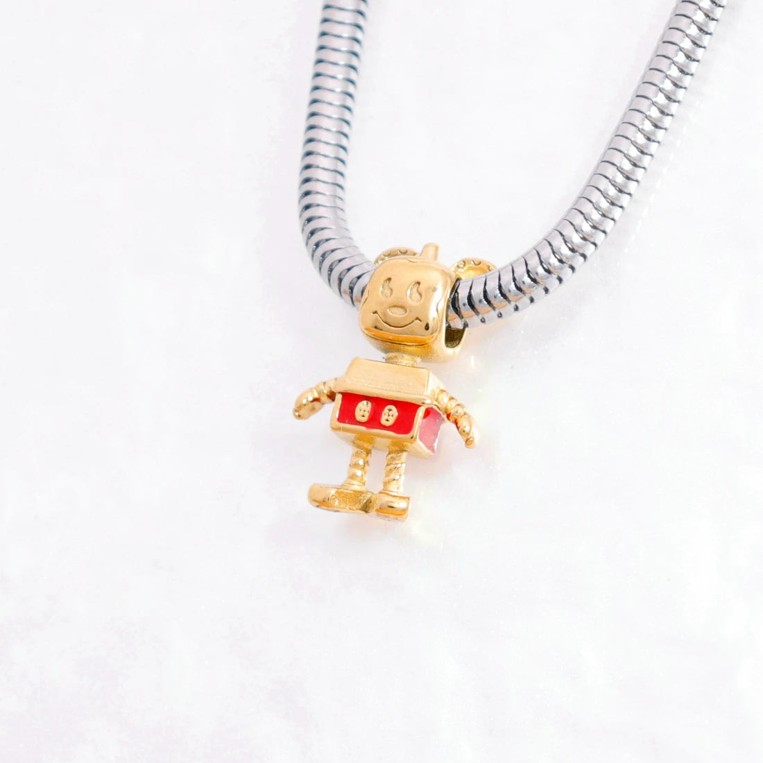 Wholesale Cute Anime 316L Stainless Steel Bead Personality Design Pendant Fashion Enamel for Women Jewelry Gifts