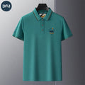 2025 Custom for  Shirts for Men Short Sleeve Golf Tshirt with Embroidered Logo New Product Design Polyester Knitted Fabric