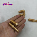 Xmlivet Female and Male Snooker Cue Joint Parts Pool Stick Brass Pin and Insert Thread Sets for Trevor Cues