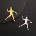 Fashion Stainless Steel Sports Pitcher Charm Popular Sporty Baseball Pitcher Pendant  Jewelry Accessories for Necklace Bracelet