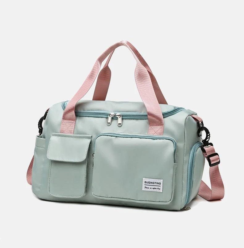 Wholesale Large Capacity Folding Sports Gym Travel Water Resistant Convenient Carrying Fitness Travel Bag