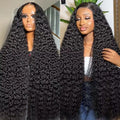 Free Tax 30 Inch 13x4 Human Hair Indian Wig Vendor 180% Raw Vietnamese Hair Deep Curly Wig for Black Women Natural Wave