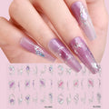 Custom 3D Nail Wraps for Beauty Sticker Nail Decoration Made of Durable Plastic & PET Material