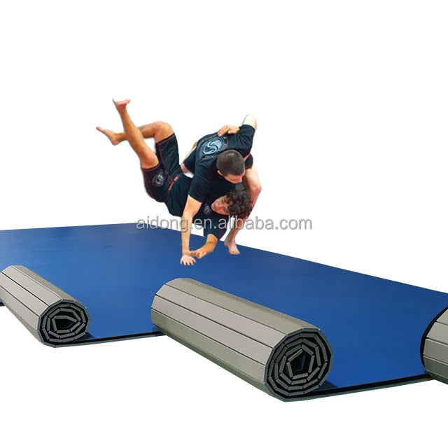 AIDONG MMA Tatami Gym Floor Vinyl Roll Karate Mats Wrestling Mat Roll Bjj Wrestling Mats