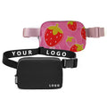 Lulu Sport Waterproof Chest Belt Bag with Adjustable Strap Small Waist Pouch for Workout Running Travelling Hiking Packs
