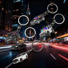 2026 New Arrived Car Wheel Keychain Classic 3d Car Shaped Keychain for Car Keys