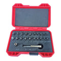 22pcs Damaged Screw Extractor and Bolt Remover Set with Bits Holder and Socket Adapter for Electric Screwdriver Tools