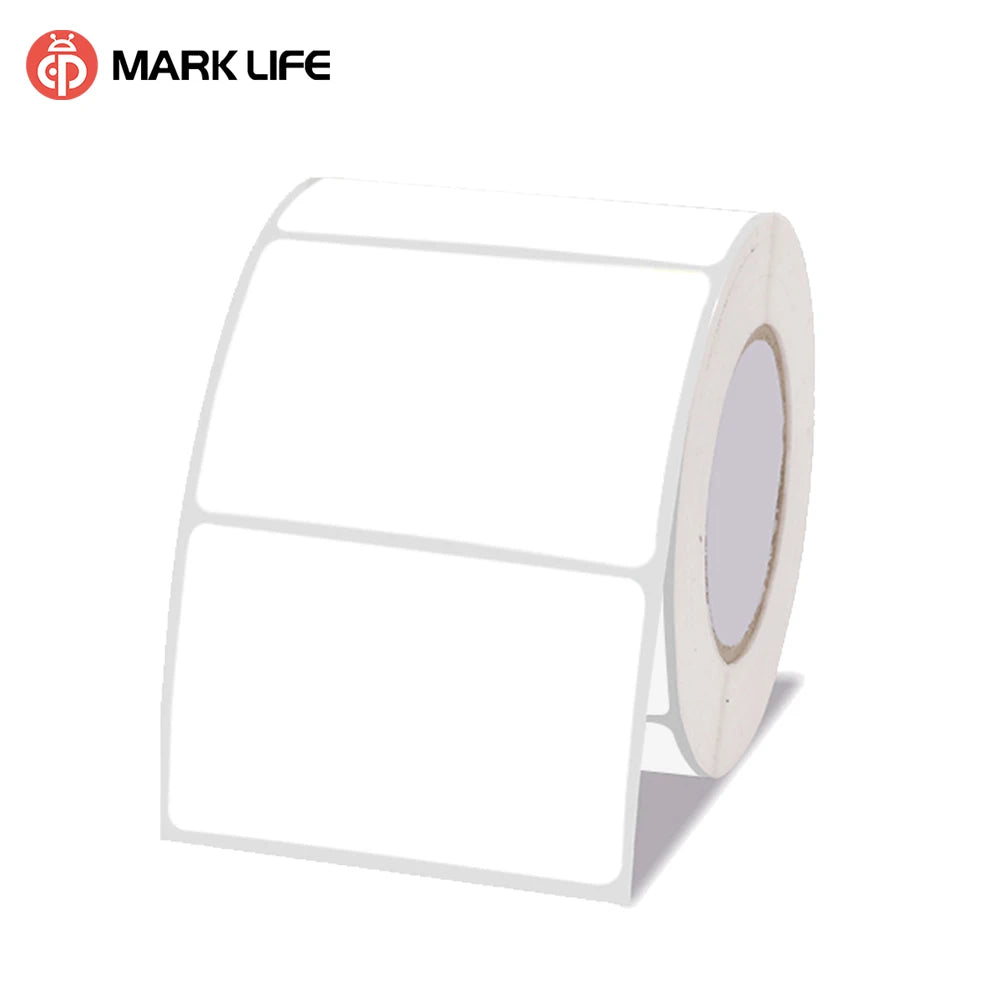 W-Direct Self-Adhesive Thermal Roll Sticker Labels Paper Material Oil/Water Proof Anti-Scratched Multi-Purpose DIY Logo Brand