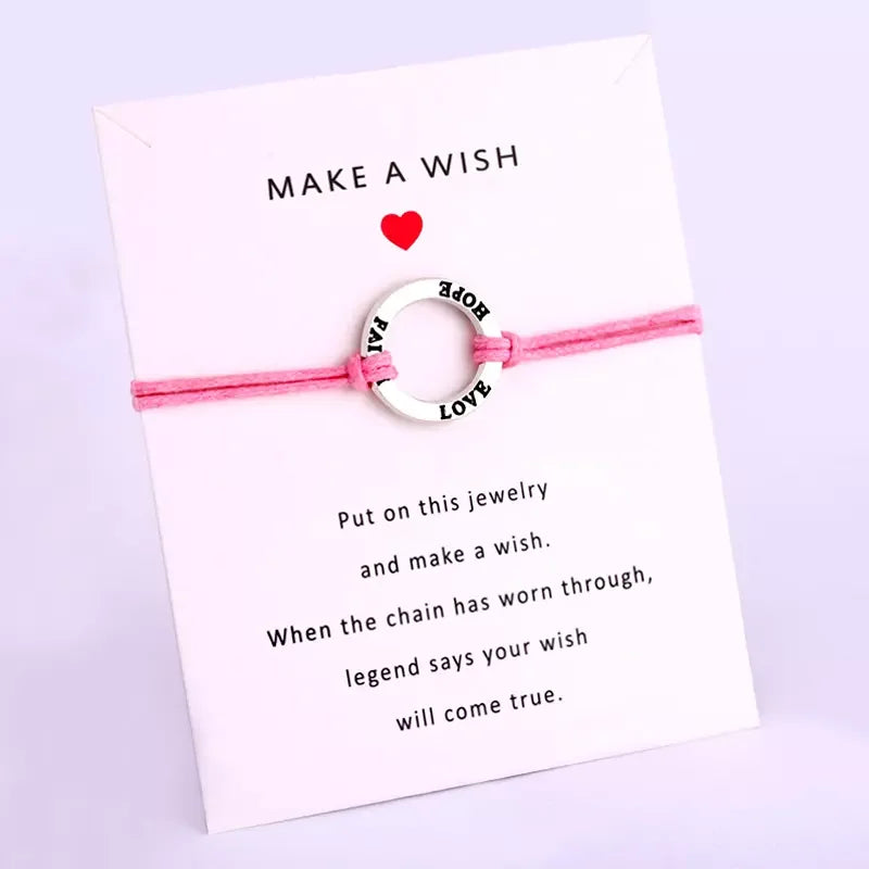 Red White Black Purple Hot Pink Lemon Green Turquoise Teal Ribbon Charm Pendant AIDS Breast Child Cancer Awareness Bracelet