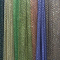 Latest Rhinestone Stretchable Mesh Crystal Rhinestone Diamond Dubai Lace Fabric