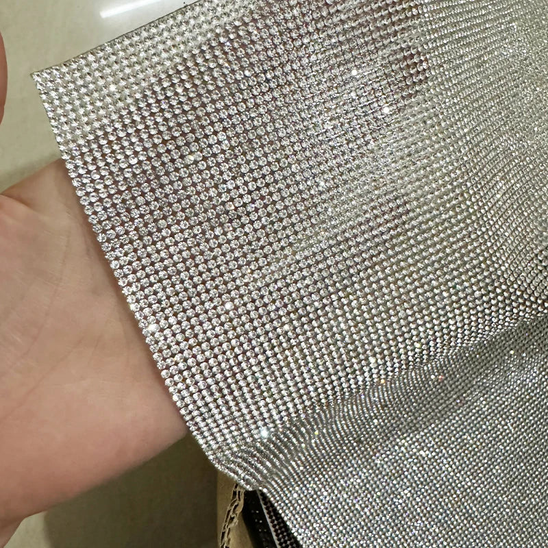 Hot Sale Self-Adhesive Motif Rhinestone Sheets for Bling DIY Home & Car Decor Garments Bags Weddings Easy Hotfix Glue Techniques
