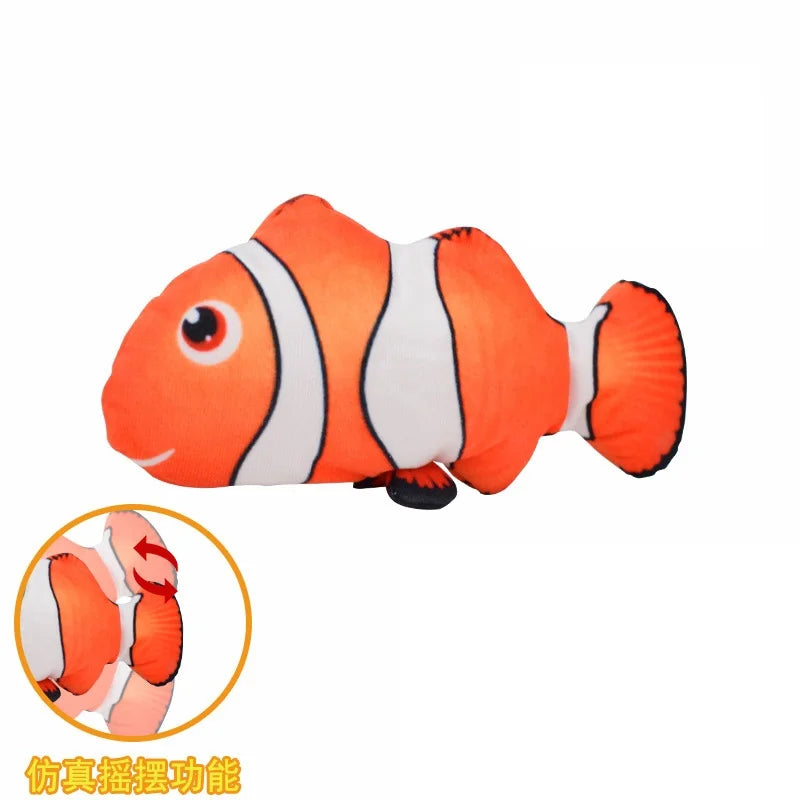 Hot Sales Interactive Electric Cat Toy with USB Charging Durable New Fish Simulation Eco-Friendly EVA Material