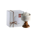 Luxurious Home and Garden Scented Candles for Celebration Parties Featuring Floral Shapes with Rose and Lavender Scents