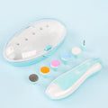 Mini Portable 6 in 1 Bebe Baby Electric Nail Cutter Trimmer Polisher Handle Clippers Manikure for Baby
