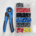 FST-10S 0.08-10mm2 Steel Plastic Molded Wire Hand Crimping Tool Crimper Plier Kit 1250 PCS Insulated Terminal Blocks Wire OEM