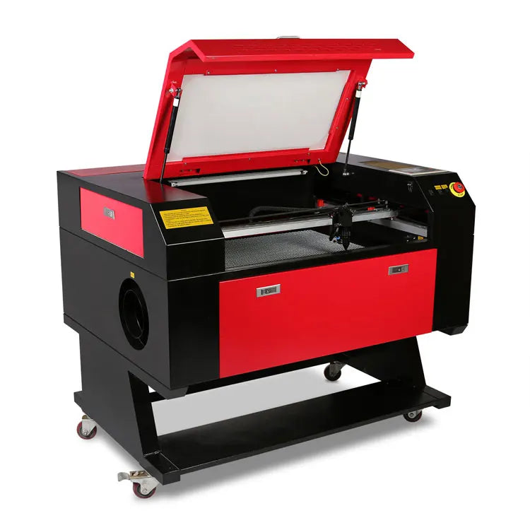 7050 80W Acrylic CO2 Laser Machine Cutting Engraving Wood Stone Paper Rubber MDF Crystal Supports DXF Format Core Motor Pump