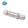 316 Stainless Steel Manual Inline Filters Tube End Fractional 1/8 to 1/2 Inch High-Temperature Gas Media