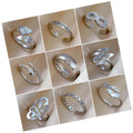 Tarnish Free Titanium Steel Roman Numerals Finger Adjustable Rings No Fade Wholesale Rings for Women Jewelry Stainless Steel