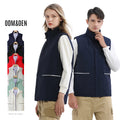 Practical New Vest Men's Lightweight Soft Shell Fishing Vest Windproof and Waterproof Sleeveless Jacket With Fleece Lined Men's