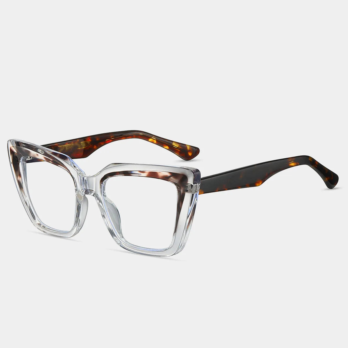 87286 Fashion Blue Light Blocking Glasses Frames Vintage Cat Eye Eyewear Clear Eyeglasses Frames Women Eyeglasses 2024 Wholesale