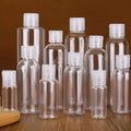 10/20/30/50/60/100ml Plastic Flip Cap Bottles for Travel Container Cosmetics Lotion PET Refill Plastic Bottle