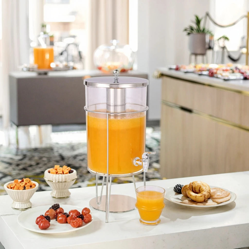 Cold Juice Dispenser Machine Chafing Dish Manufacturer Fresh Beverage Commercial Freezer Single Tanks Buffet Food-Grade Material