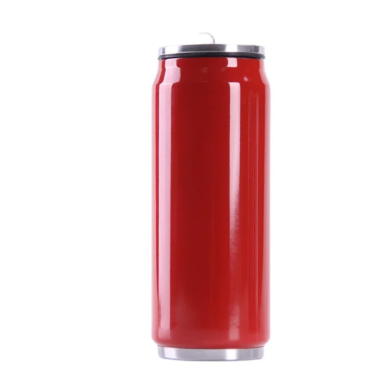 12 oz 17 oz Double Wall Stainless Steel Cola Beer Soda Can Shape Tumbler Cup Mug Bottle Thermos Cup
