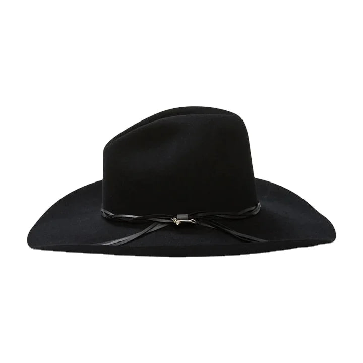 Ready to Ship New High Quality Wool Felt Wide Brim Slop Top Western Hats Mens Cowboy Hat
