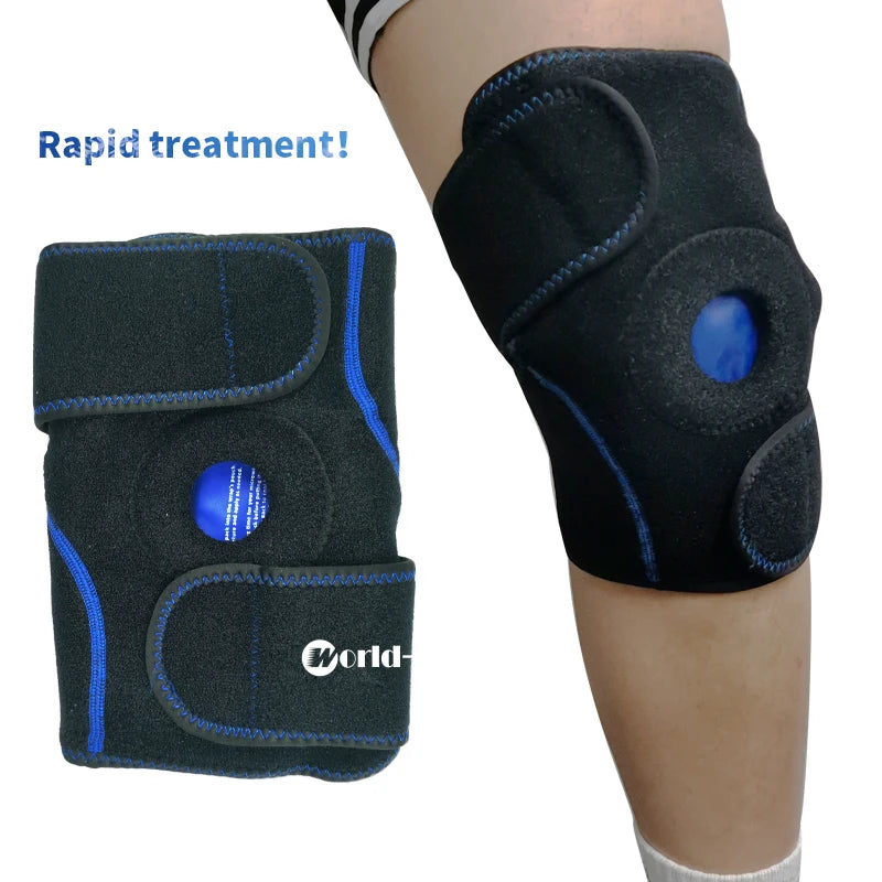 World-Bio Best Seller Hot and Cold Compress Pain Relief Gel Ice Pack Heating Pad and Knee Wraps Hot and Cold Pack MegaBDM