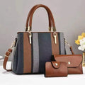 Trend Pu Leather Purses Blue Hand Bags 2025 Women Shoulder Handbag Luxury Ladies