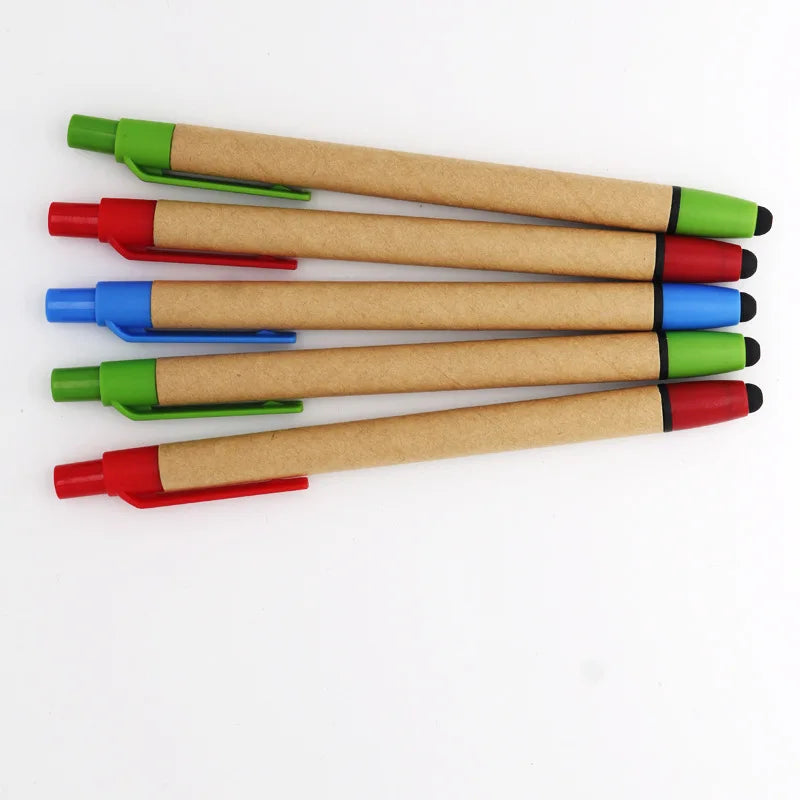 Eco Friendly Kraft Paper Ball Point Pen Cheap Paper Ball pen