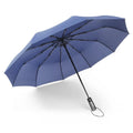 Customized Large Three Folding Business Umbrella with Ten Bones Creative Design Plastic Handle-Automatic Advertising Umbrella