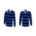 Embroidery Logo 100% Cotton Breathable Anti-Bacterial Vintage Rugby for Shirt Uniform with Custom Stripe