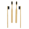 100% Eco Mao  Flat Handle Toothbrush Soft Bristle Natural  Toothbrush