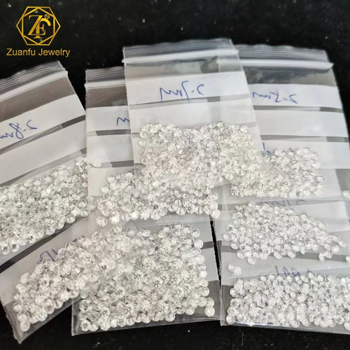0.7mm 1.5mm 1.4mm 3mm DEF Color VVS VS SI Melee Lab Diamond Price Per Carat HPHT Loose Melee Lab Grown Diamond